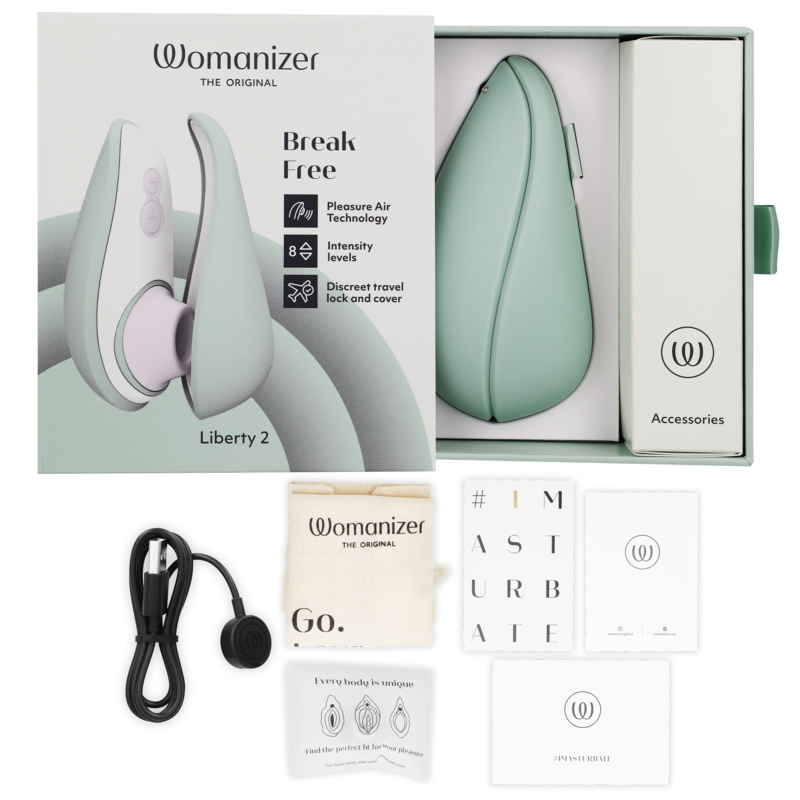 Liberty 2 — Estimulador Clitoriano — Womanizer — Verde-Claro — vista 6