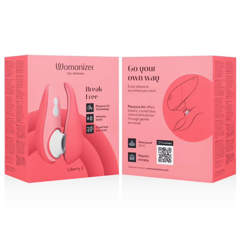Liberty 2 — Estimulador Clitoriano — Womanizer — Rosa — vista 7