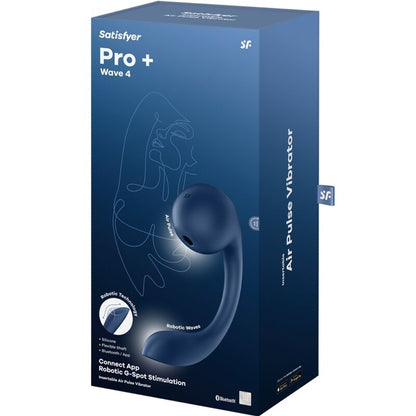 Pro+ Wave 4 — Estimulador de Ponto G e Air Pulse — Satisfyer