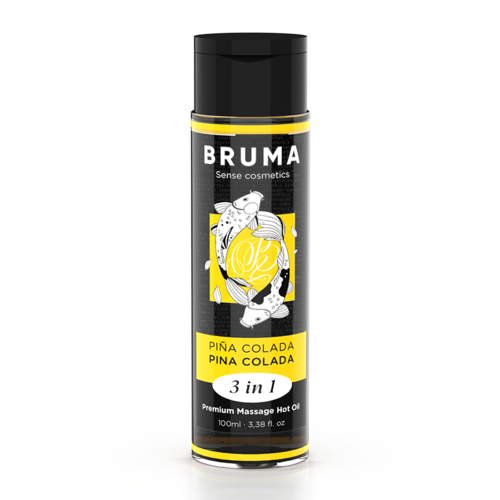 BRUMA – “Pina Colada Heat Bliss” Óleo Quente 3 em 1 com Aroma Tropical