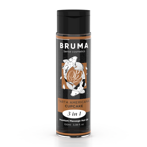 BRUMA — Óleo de Massagem Premium 3 em 1 Cupcake • Efeito Calor 100 ml — imagem principal