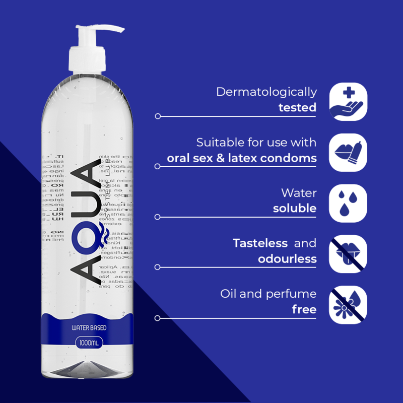 Aqua Quality — Lubrificante à Base de Água, 1000 ml — imagem 4
