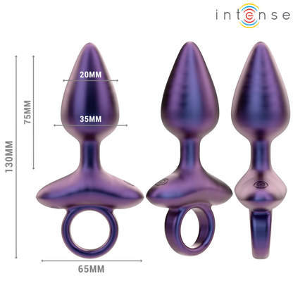 INTENSE – Plug Anal MICHAEL Vibratório 10 Modos + Controlo Remoto