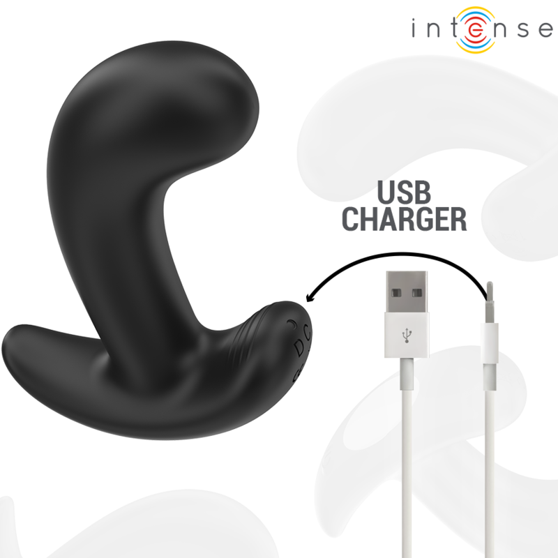 INTENSE – Plug Anal Chandler Recarregável com 10 Modos e Controlo Remoto