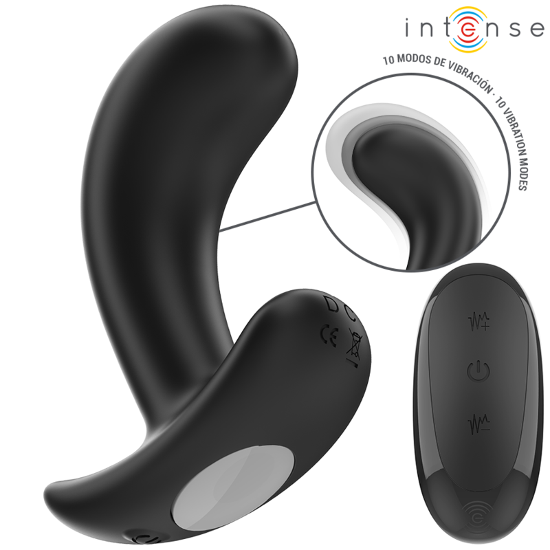 INTENSE – Plug Anal Chandler Recarregável com 10 Modos e Controlo Remoto