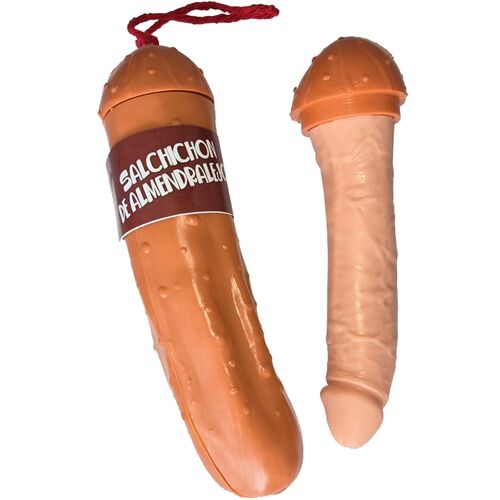 DIABLO PICANTE – Dildo Extra em Formato de Salame