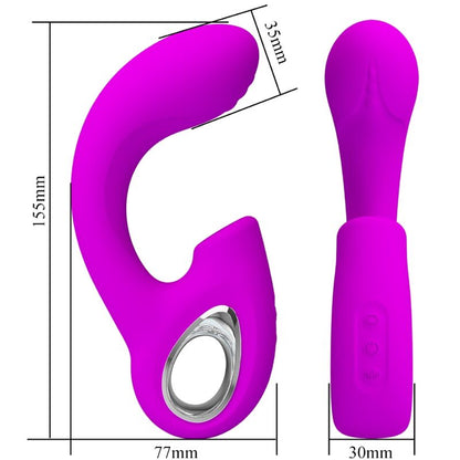 Sibel — Vibrador de Ponto G e Clitóris — Pretty Love
