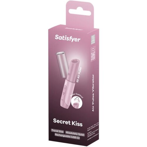 SATISFYER – Secret Kiss Wave • Mini Estimulador Air Pulse 33 Modos