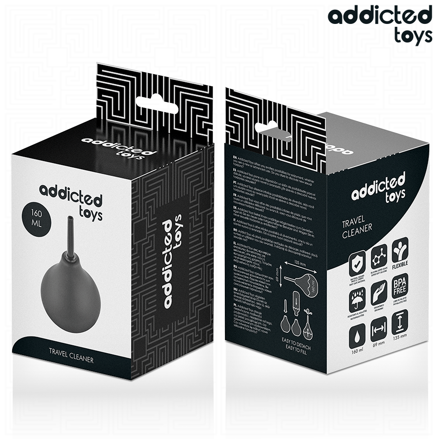 Addicted Toys Limpador Anal de Viagem M 160 ml