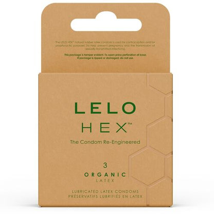 LELO — Preservativos Orgânicos HEX 3 Unidades