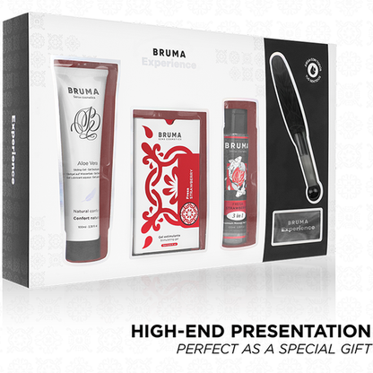 Bruma Xperience Tentação de Morango – Kit Sensual com Estimulante & Acessórios