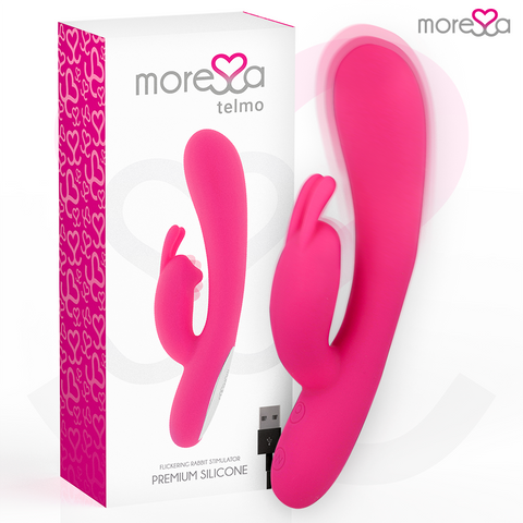 Moressa Telmo — Vibrador Rabbit Recarregável em Silicone — imagem principal