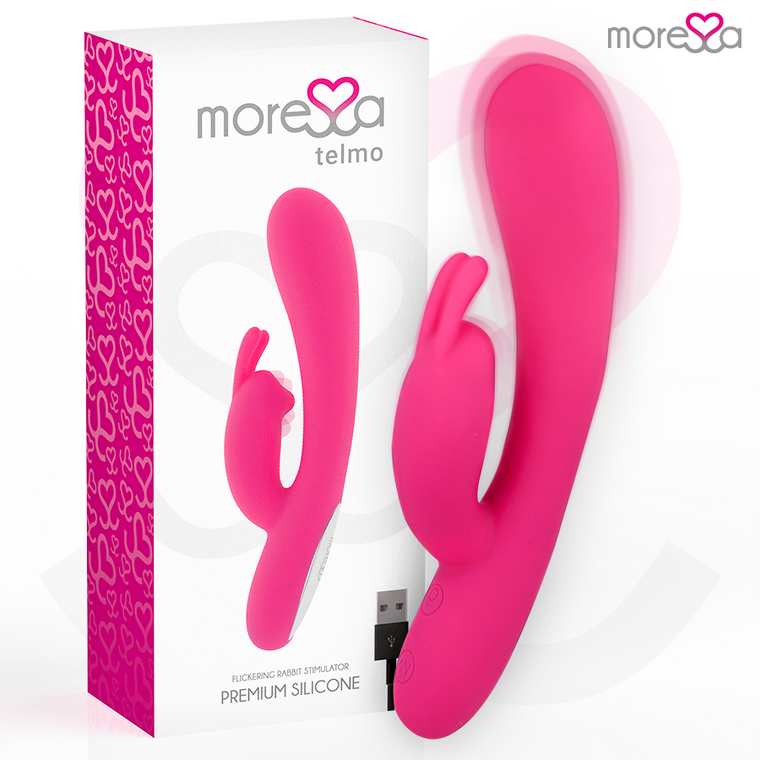 Telmo – Wiederaufladbarer Rabbit-Vibrator aus Silikon – Moressa
