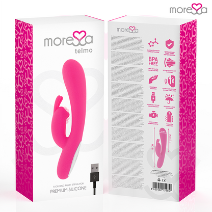 Moressa Telmo — Vibrador Rabbit Recarregável em Silicone — imagem 7