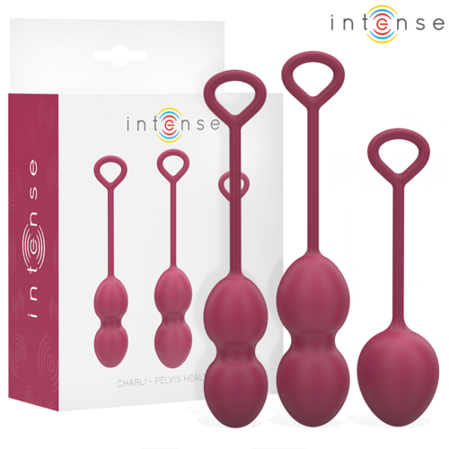 Charli Kegel Balls — Kit de 3 Bolas para Exercícios Progressivos
