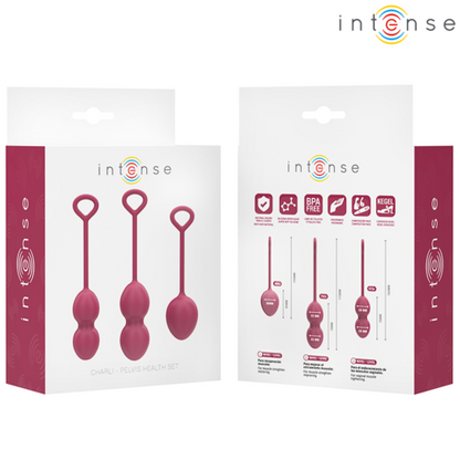 Intense Charli Kegel Balls – Kit de 3 Bolas para Exercícios Progressivos
