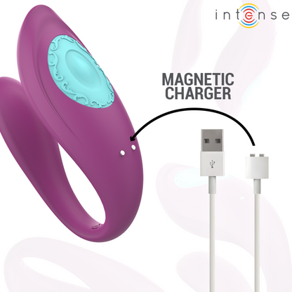 Intense Annie — Vibrador em U com Comando Remoto, Roxo — imagem 7