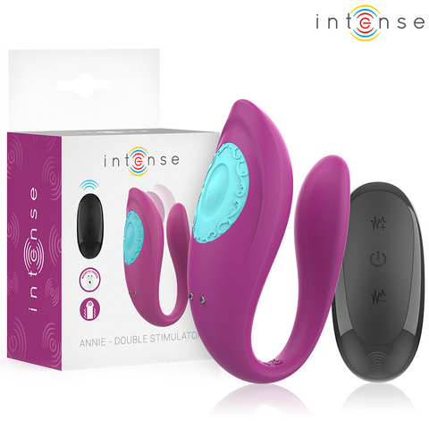 Intense Annie — Vibrador em U com Comando Remoto, Roxo — imagem principal