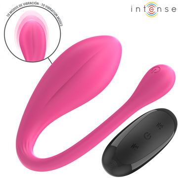 Intense Janice — Vibrador em U com Comando Remoto, Rosa — imagem 2