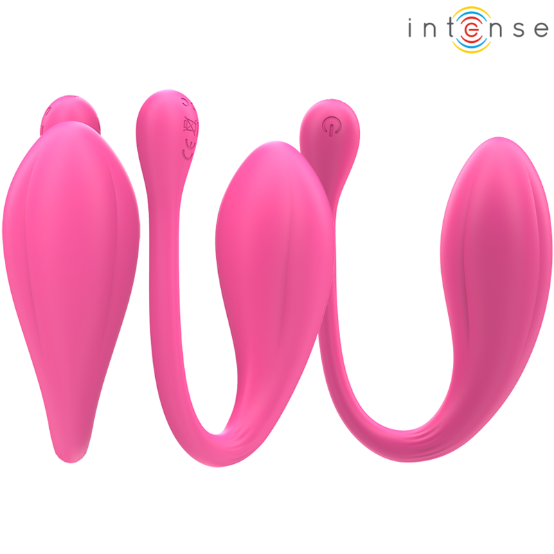 Intense Janice — Vibrador em U com Comando Remoto, Rosa — imagem 3