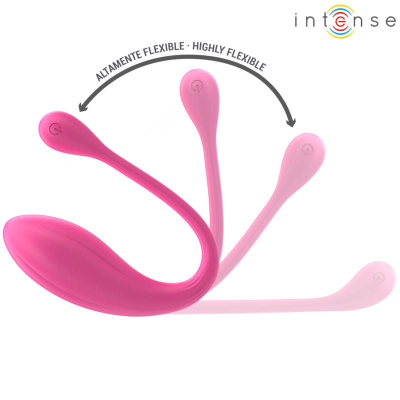 Intense Janice — Vibrador em U com Comando Remoto, Rosa — imagem 5