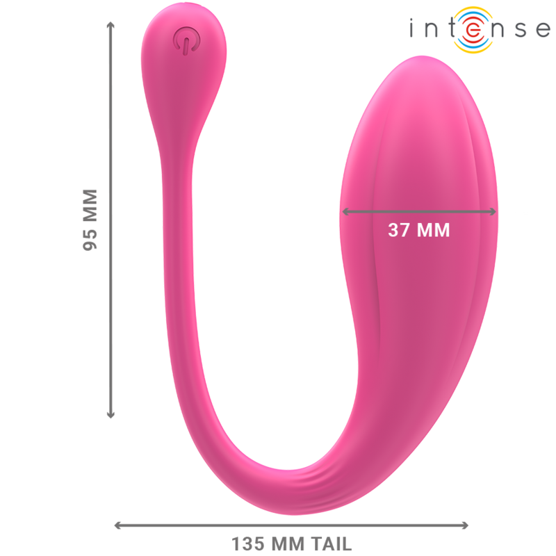 Intense Janice — Vibrador em U com Comando Remoto, Rosa — imagem 6