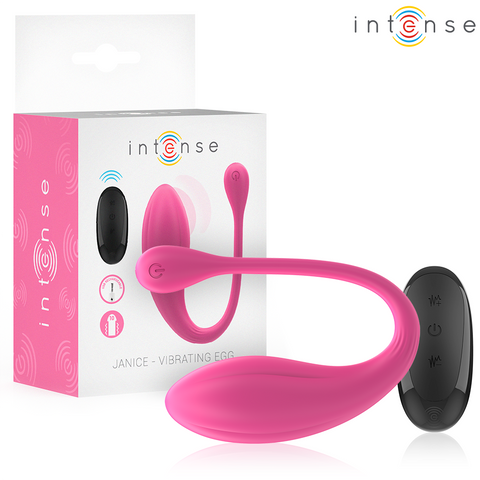 Intense Janice — Vibrador em U com Comando Remoto, Rosa — imagem principal
