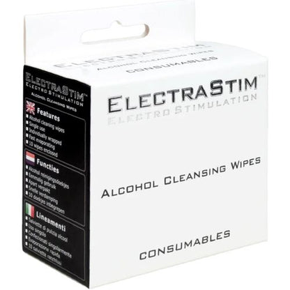 ElectraStim — Lenços de Limpeza com Álcool 70% (10 Unidades)