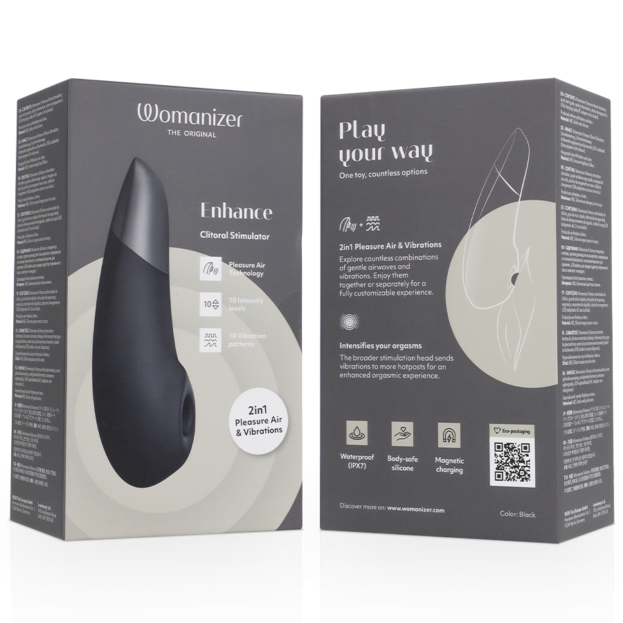 Enhance — Estimulador Clitoriano — Womanizer — Preto — vista 7