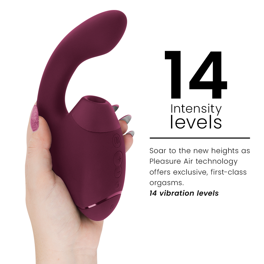 Duo Next — Vibrador Rabbit — Womanizer — Rosa-Escuro — vista 5