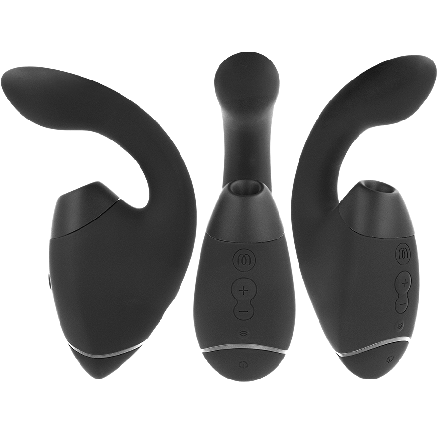 Duo Next — Vibrador Rabbit — Womanizer — Preto — vista 2