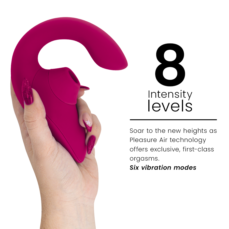 Blend — Vibrador Rabbit — Womanizer — Rosa Vibrante — vista 5
