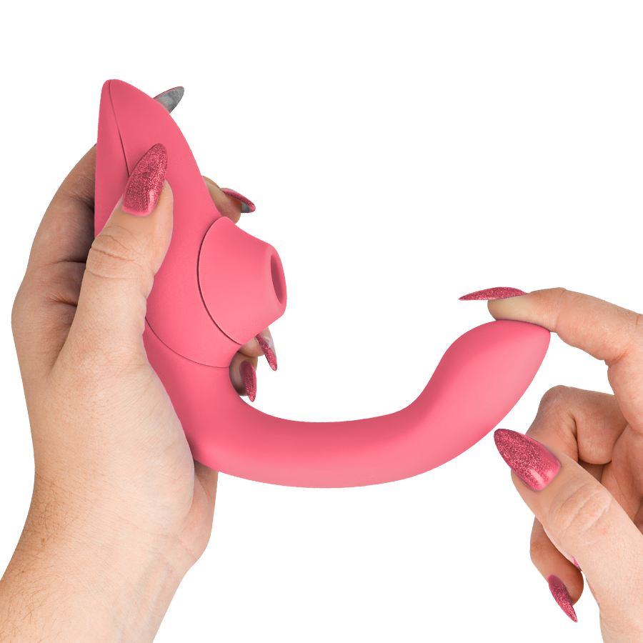Blend — Vibrador Rabbit — Womanizer — Rosa — vista 4