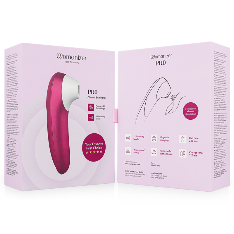 Pro — Estimulador Clitoriano — Womanizer — Rosa — vista 7