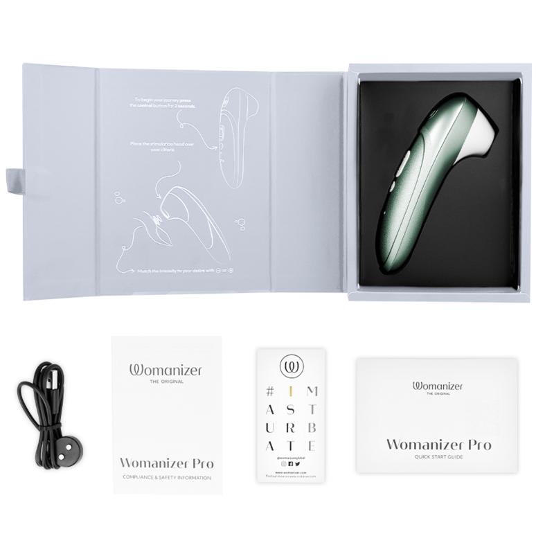Pro — Estimulador Clitoriano — Womanizer — Verde-Sálvia — vista 6