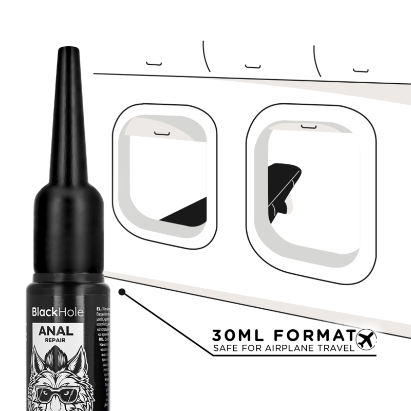 Aplicador de Lubrificante Anal P 30 ml — Black Hole