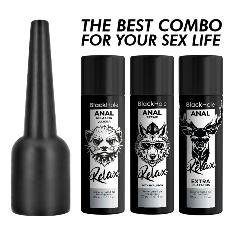 Aplicador de Lubrificante Anal P 30 ml — Black Hole