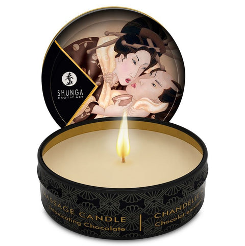 Shunga Mini Caress Vela de Massagem Chocolate 30 ml