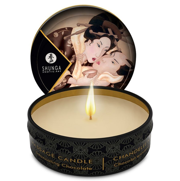 Shunga Mini Caress Chocolate Massage Candle 30 ml