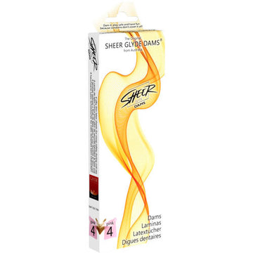 Sheer Glyde — Barragem de Látex para Sexo Oral 4 Unidades — vista adicional 2