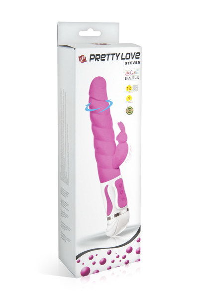 PRETTY LOVE Smart Steven – Rabbit Rotativo com Estimulação de Ponto G & Clitóris