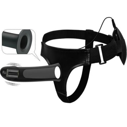 PRETTY LOVE – Vito Strap-On com Dildo Oco Vibratório e Arnês Ajustável