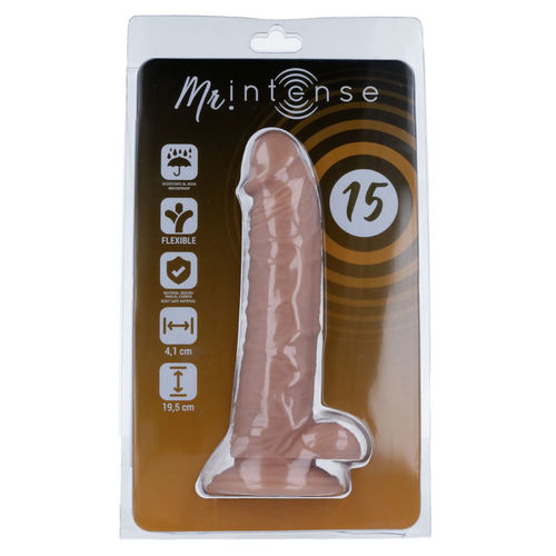 Mr. Intense — Modelo 15 Dildo Realista 19,5 cm com Ventosa