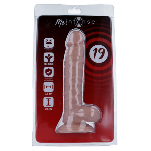 Mr. Intense — Modelo 19 Dildo Realista 20 cm com Ventosa