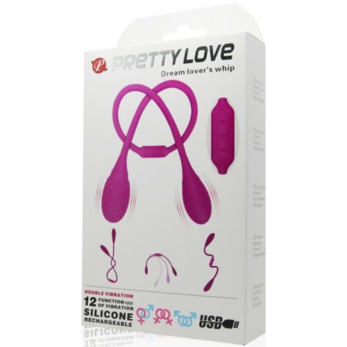 PRETTY LOVE – Estimulador Unissexo Dream Lovers Whip 2 com 12 Vibrações