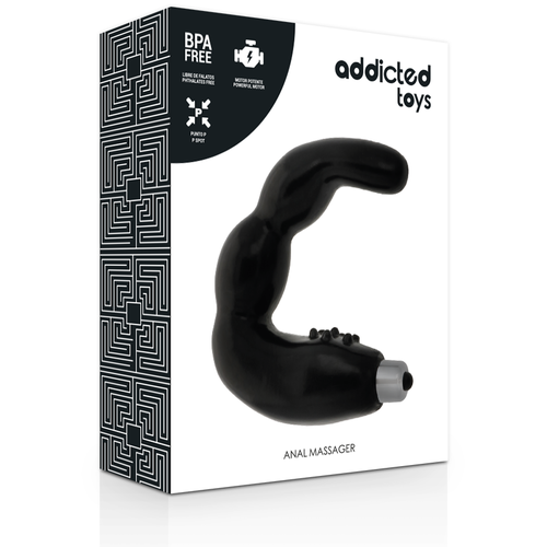 ADDICTED TOYS – Estimulador de Próstata Vibratório em TPR