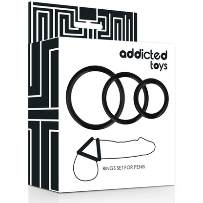 Addicted Boys — Kit de Anéis Penianos Superelásticos