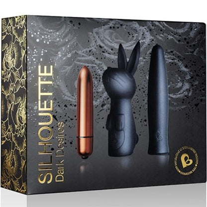 ROCKS-OFF – Kit Vibradores Dark Desire com Bullet e Coelho