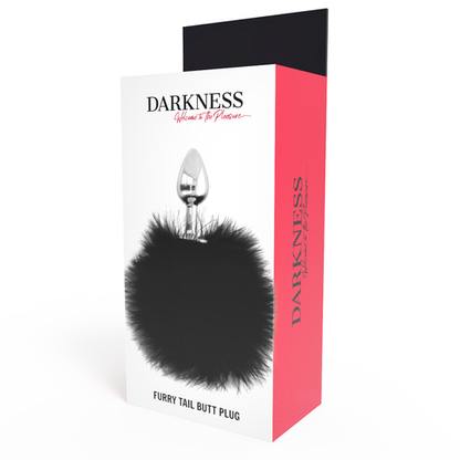Darkness Plug Anal com Cauda Preta – Compacto, Confortável e Fetiche