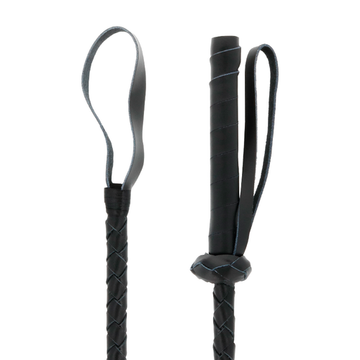 Darkness — Chicote BDSM com Ponta de Couro 60 cm — vista adicional 2